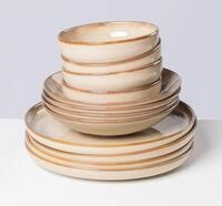 Gipfelst&uuml;ck Tafelservice Teller Set, Geschirr-Set, Service Nebelwald (12-tlg),...