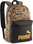 PUMA Sporttasche PUMA PHASE AOP Backpack PUMA BLACK-GOLD PUMA NO.1 LOGO