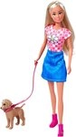 SIMBA Anziehpuppe Steffi Love, Dog Fun, mit Hund