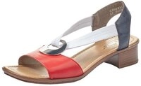 Rieker Sandalette, Sommerschuh, Sandale, Blockabsatz, mit Stretchband