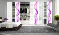 HOME WOHNIDEEN Schiebegardine EDMONTON (1 St), Klettband, blickdicht, HxB: 245x60,