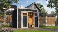 weka Gartenhaus BATU 2, 28 mm, Flachdach, BxT: 250x257,5 cm, 28 mm starke