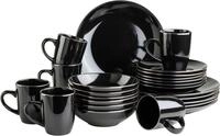 M&Auml;SER Kombiservice Geschirr-Set, Service Metallic Rim (24-tlg), 6 Personen,