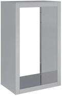 vidaXL Kaminholzregal Brennholzregal 60x40x100 cm Verzinkter Stahl
