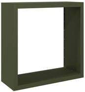 vidaXL Kaminholzregal Brennholzregal Gr&uuml;n 100x40x100 cm Stahl