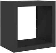 vidaXL Kaminholzregal Brennholzregal Schwarz 60x40x60 cm Stahl