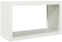 vidaXL Kaminholzregal Brennholzregal Wei&szlig; 100x40x60 cm Stahl