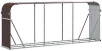 vidaXL Kaminholzregal Kaminholzunterstand Braun 234x45x100 cm Verzinkter Stahl,