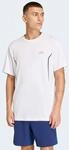 T-Shirt ADIDAS PERFORMANCE "TECH APPAREL", Herren, Gr. XXL, wei&szlig;, reflective silber,