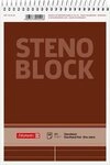 BRUNNEN Notizblock BRUNNEN Stenoblock A5 40 Blatt SpiraleMittelline 1055761