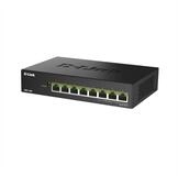D-Link DMS-108P/E 8-Port Switch Multi-Gigabit Unmanaged PoE Netzwerk-Switch