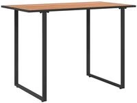 vidaXL Gartentisch Gartentisch Braun 100 x 55 x 70 cm Holz (1-St)