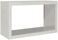 vidaXL Kaminholzregal Brennholzregal 100x40x60 cm Edelstahl