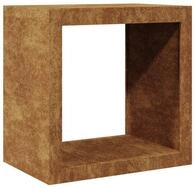 vidaXL Kaminholzregal Brennholzregal 60x40x60 cm Wetterfester Stahl