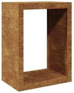 vidaXL Kaminholzregal Brennholzregal 60x40x80 cm Wetterfester Stahl