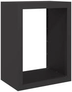 vidaXL Kaminholzregal Brennholzregal Schwarz 60x40x80 cm Stahl