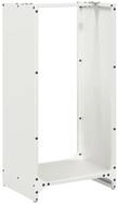 vidaXL Kaminholzregal Brennholzregal Wei&szlig; 40x30x80 cm Kaltgewalzter Stahl