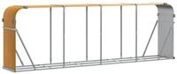 vidaXL Kaminholzregal Kaminholzunterstand Holzoptik 300x45x100 cm Verzinkter...