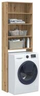 vidaXL Regal, Waschmaschinenregal Artisan-Eiche 64x24x190 cm