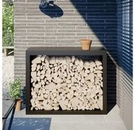 vidaXL Kaminholzregal 100 x 40 x 80 cm Kaminholzregal Brennholzregal...
