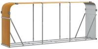 vidaXL Kaminholzregal Kaminholzunterstand Holzoptik 234x45x100 cm Verzinkter...