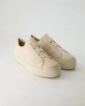 Paul Green Paul Green 5529-049 Damen Rauleder beige Schn&uuml;rschuh