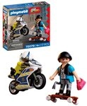 Playmobil&reg; Verfolgungsjagd mit Motorrad (72079), City Action...