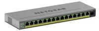 NETGEAR Easy Smart GS116EPP - Switch - L3 - Smart - 1 x 10/100/1000 + 15 x 10/