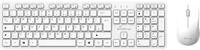 Mediarange Set Funk Maus und Tastatur 3 Tasten kabellos wei&szlig; MROS278 Tastatur- und