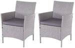 MCW Gartenstuhl Hamar-S (Set, 2 St), 2er-Set, Wasserabweisende und widerstandsf&auml;hige