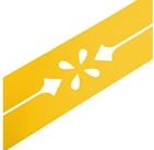 zaunzu Sichtschutzstreifen Premium Dekor Verona Sichtschutz Gelb 2,55m, (1x