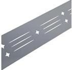 zaunzu Sichtschutzstreifen Dekor Starline mit Lasermuster f&uuml;r Doppelstabzaun