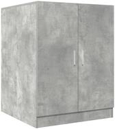 vidaXL Mehrzweckschrank NA Waschmaschinenschrank Betongrau 70,5x71,5x91,5 cm