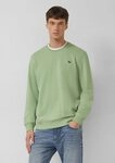 s.Oliver Sweatshirt Sweatshirt Weiches Sweatshirt aus Baumwollmix mit Crew Neck