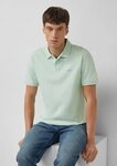 s.Oliver Kurzarmshirt Polo-Shirt Poloshirt aus Baumwollpiqu&eacute;