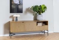 ACTONA GROUP Sideboard Jaipur Anrichte, Kommode, Eiche-Optik, 2 T&uuml;ren, 2