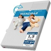 Kindermatratze Twist, Kaltschaummatratze wendbar, H&auml;rtegrad H1/H2, Bellabino, 15 cm