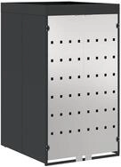 vidaXL M&uuml;lltonnenbox, M&uuml;lltonnenlager mit Pflanzerdach f&uuml;r 240L Tonne...