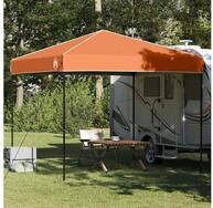vidaXL Partyzelt Pavillon-Zelt 243 x 243 x 251 cm Orange Stoff orange