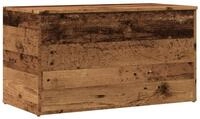 vidaXL Aufbewahrungsbox Aufbewahrungstruhe Altholz-Optik 84x42x46 cm...