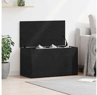 vidaXL Aufbewahrungsbox, Aufbewahrungsbox Schwarz Eichen-Optik 84 x 42 x 46 cm