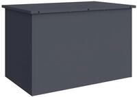 vidaXL Aufbewahrungsbox Gartenlagerkissenbox Verzinkter Stahl 80 x 50,5 x 50 cm...