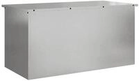 vidaXL Aufbewahrungsbox Gartenlagerkissenbox Verzinkter Stahl 100 x 50,5 x 50...