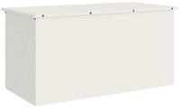 vidaXL Aufbewahrungsbox Gartenlagerkissenbox Verzinkter Stahl 100 x 50,5 x 50...