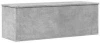 vidaXL Aufbewahrungsbox Truhe Betongrau 102x35x35 cm Holzwerkstoff (1 St)
