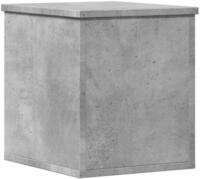 vidaXL Aufbewahrungsbox Truhe Betongrau 30x35x35 cm Holzwerkstoff (1 St)