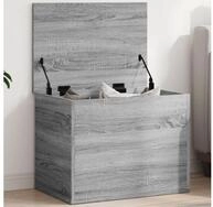 vidaXL Nachttisch, Truhe Grau Sonoma 60x42x46 cm Holzwerkstoff