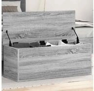 vidaXL Truhe 90 x 35 x 35 cm Holzkiste Box Truhe Lagerkiste Aufbewahrungsbox...