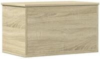 vidaXL Aufbewahrungsbox Truhe Sonoma-Eiche 60x35x35 cm Holzwerkstoff (1 St)