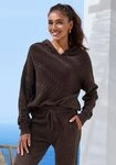 French Connection Kapuzenpullover - Strickpullover weicher Strick mit...